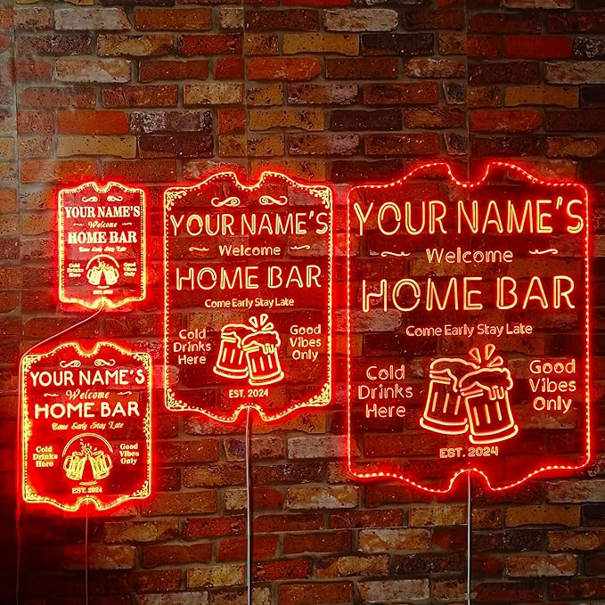 ADVPRO Personalized Your Name Home Bar RGB Dynamic Glam LED Sign - Image 9