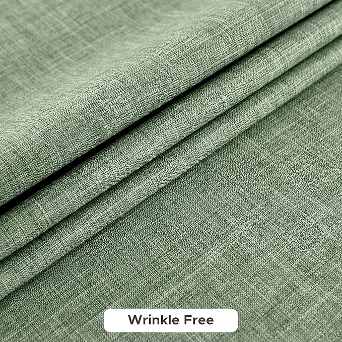 Fitable Faux Linen Tablecloths for Rectangle Tables: Water & Stain Resistant - Image 5