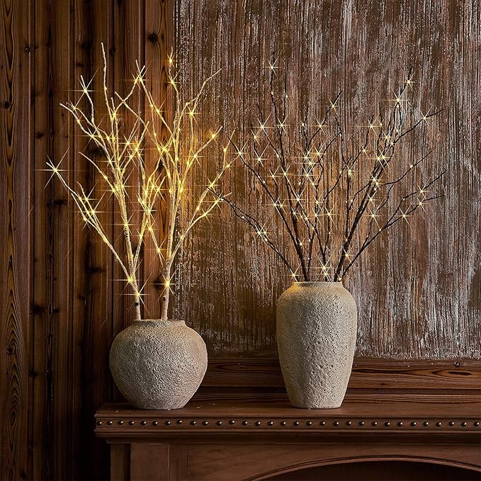 Birchlitland Lighted Brown Branches 32IN 100 LED - Image 5