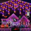 KNONEW 99FT 1216 LED Halloween Lights Decortation Orange Purple String Lights by KNONEW