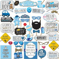 Boy Baby Shower Photo Booth Props by OutsideTheBooth