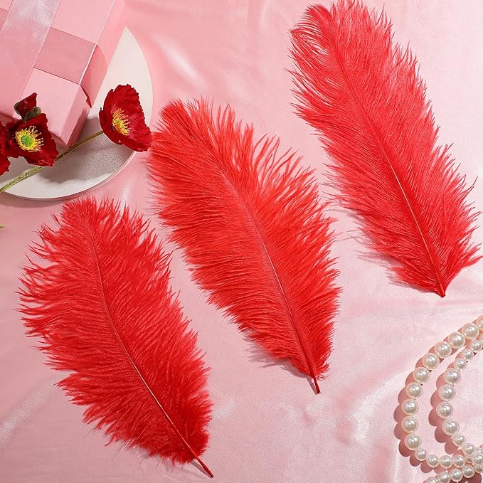 Maitys 90 Pcs Large Natural Ostrich Feathers Bulk 14-16 Inch 12-14 Inch 10-12 - Image 3