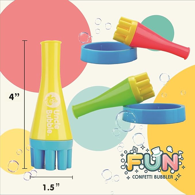 Uncle Bubble Blower for Kids and Toddlers 3, Uncle Bubble Mini Bubble Blower 3 - Image 4