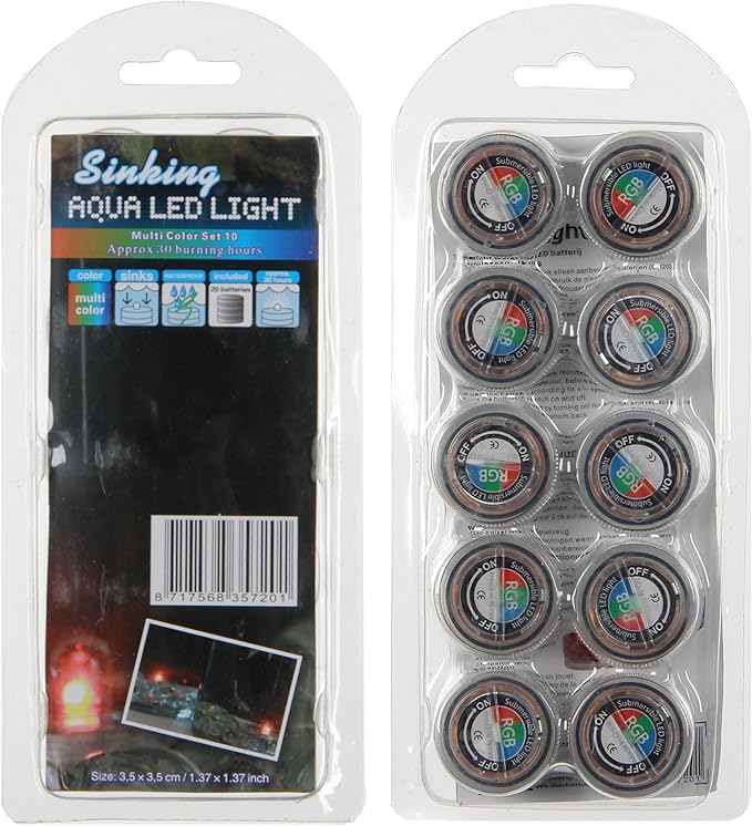 Halloween Lights Submersible LED Lights cr2032 Battery Powered Underwater - Image 7