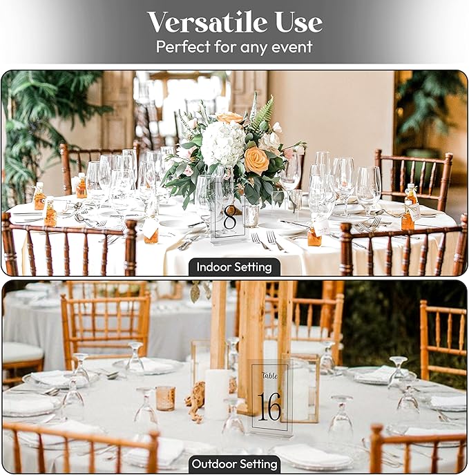Acrylic Table Numbers 1-20 - Image 5