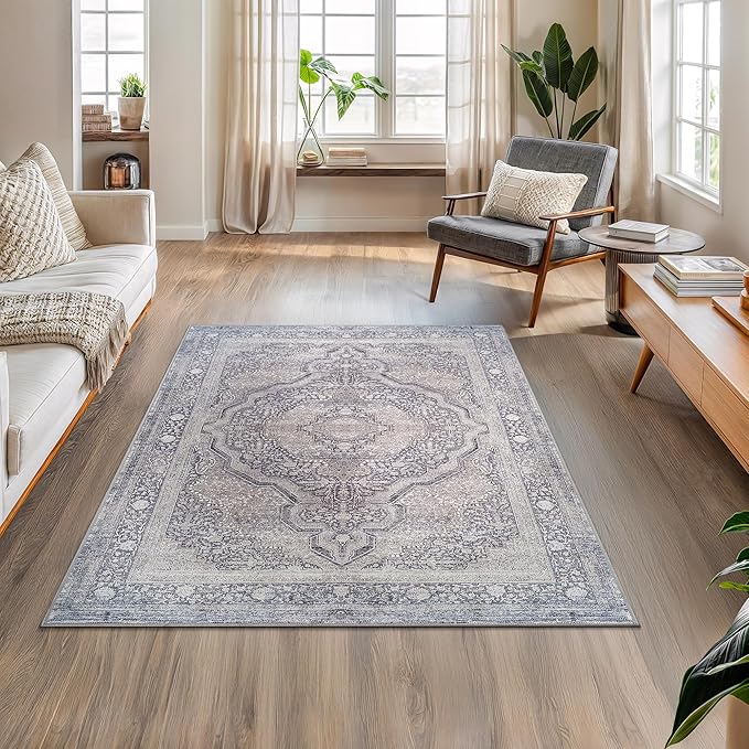 Bloom Rugs Washable Non-Slip 4' x 6' Rug by BloomRugs