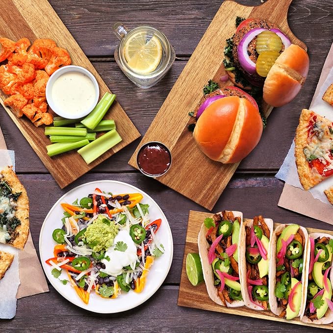 Patelai 12 Packs Wooden Cutting Board Set - Image 6