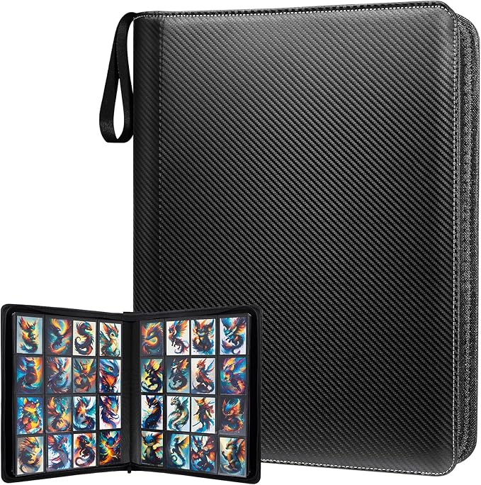 Trading Card Binder 16 Pocket by JKEEMI