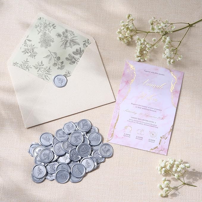 Wax Seal Stickers Premium Envelope Seal Stickers - Image 6