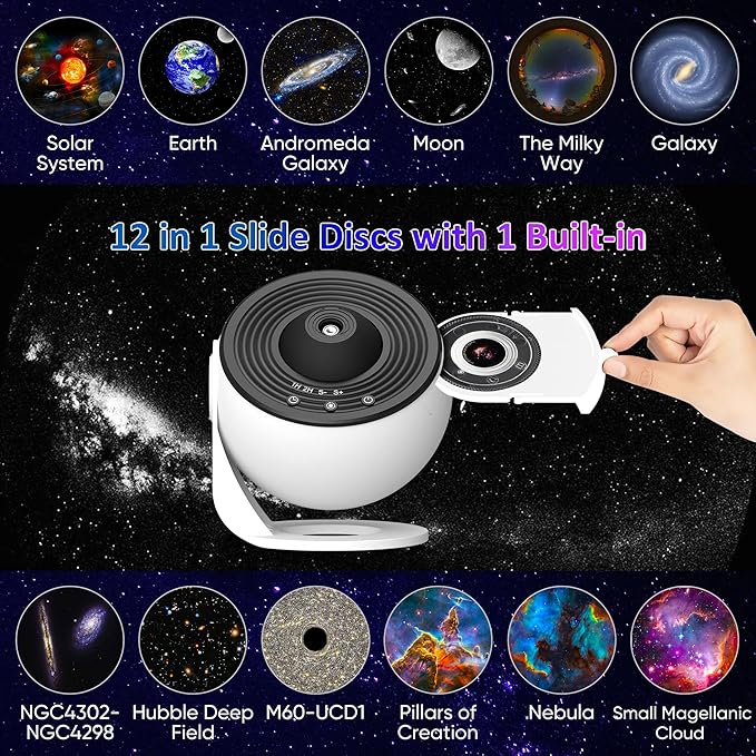 Galaxy Projector for Bedroom, 13 in 1 Star Projector - Image 2