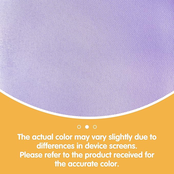 BRILLMAX 6 Pack Lavender Round Tablecloths 108 Inch - Image 5