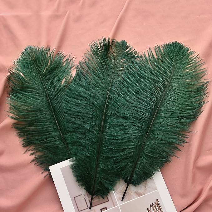 Ballinger Green Long Ostrich Feathers - Image 5