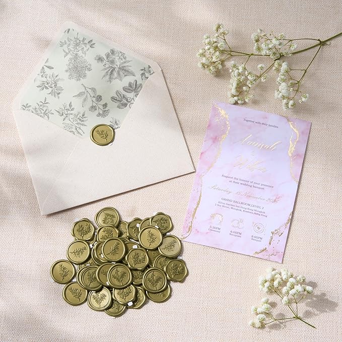 Wax Seal Stickers Premium Envelope Seal Stickers - Image 6