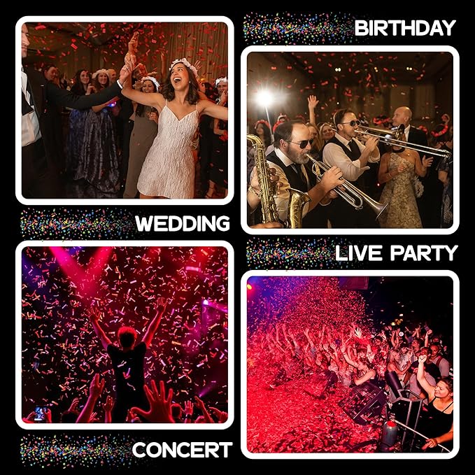 Ultimate Confetti, Live Parties, Concerts and Weddings - 20 lb - Image 4
