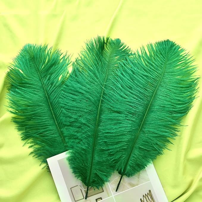 Ballinger Green Large Ostrich Feathers - Image 6