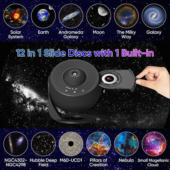 Galaxy Projector for Bedroom, 13 in 1 Star Projector - Image 2