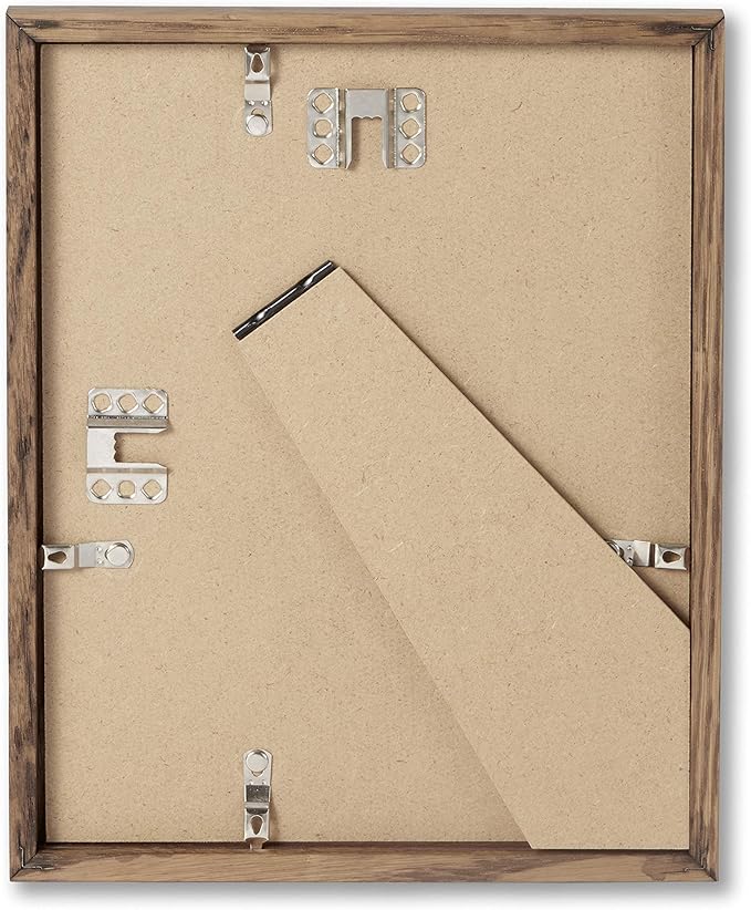 Opposite Wall - Set of 2-5x7 in - Dark Solid Oak Wood Picture Frames - Wall - Image 2