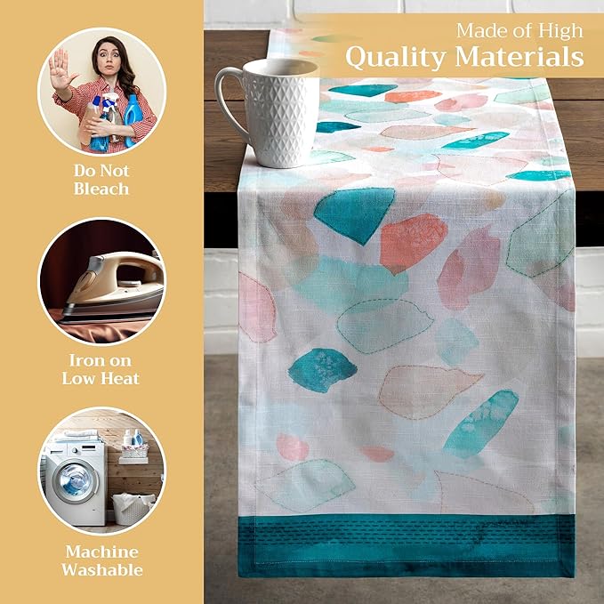 Maison d' Hermine Table Runner 100% Cotton Single Layer Table Runners 72 inches - Image 3