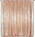 Poise3EHome Sequin Backdrop Curtain, 10Ft x 10Ft Rose Gold Glitter Photography by Poise3EHome