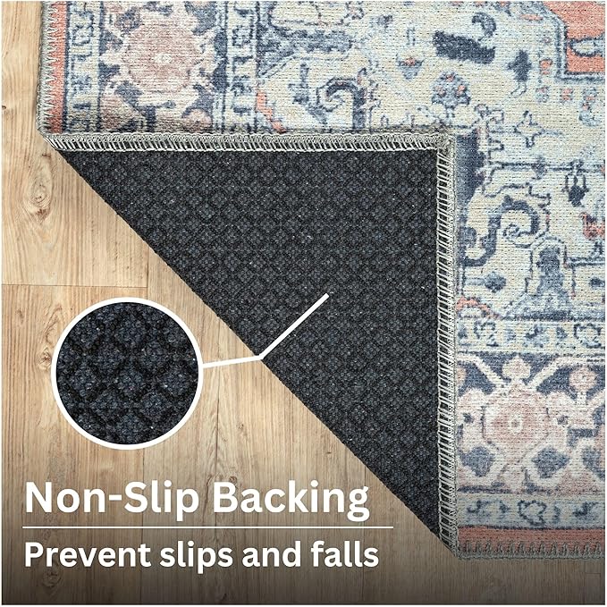 Bloom Rugs Washable Non-Slip 7 ft Runner - Image 8