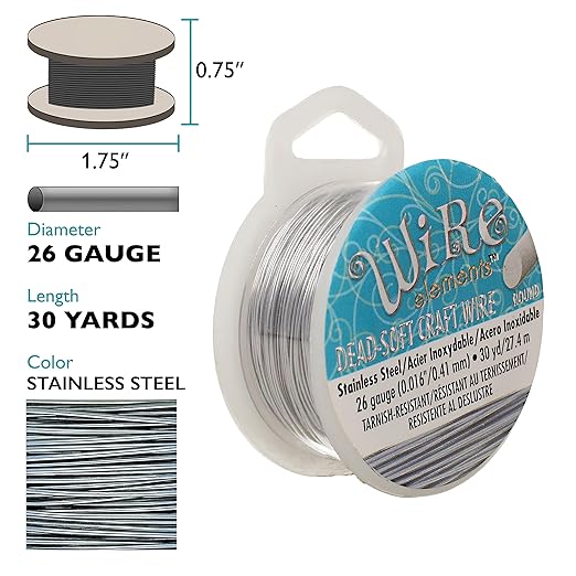 The Beadsmith Wire Elements Craft Wire – Tarnish Resistant, Soft Temper - Image 2