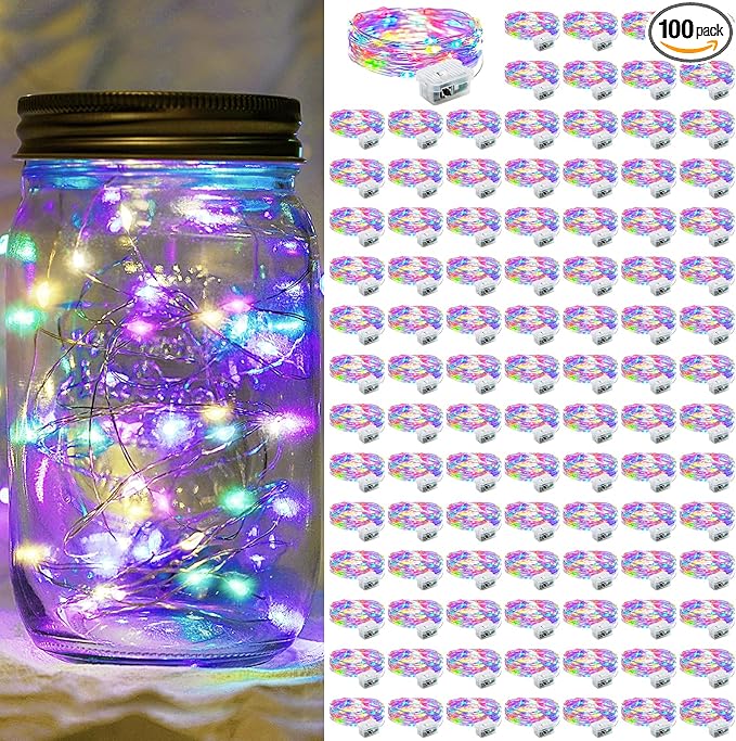 Fairy Lights 7Ft 20 LED Twinkle String Lights 3 Modes Battery Operated by chzk