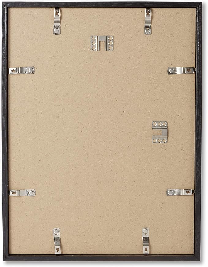 Opposite Wall - 16x16 in - Black Solid Oak Wood Picture Frame - Lightweight - Image 2