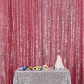 Poise3EHome Fuchsia Pink Sequin Backdrop, 6Ft x 8Ft Glitter Photography by Poise3EHome
