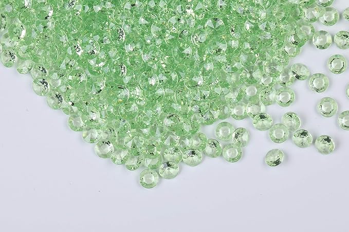 2000pcs Platic Acrylic Gems Fake Acrylic Diamonds Vase filler Beads Faux by WelcometoGintoaria