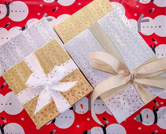 TheDisplayGuys - 25-Pack #53 Kraft Paper Cardboard Gift Boxes/Jewelry Cases w. - Image 5