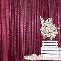ShinyBeauty Sequin Backdrop-Curtain-5FTx10FT-Burgundy-Sequin Fabric Photo Booth by ShinyBeauty