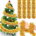 72 Feet Christmas Tinsel Garland Shiny Metallic Tinsel Twist Garland Streamers by Yilloog