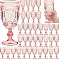 36 Pack Plastic Goblets 10oz Upgrade Vintage Water Goblet Plastic Wine Glasses by Wiwiqing