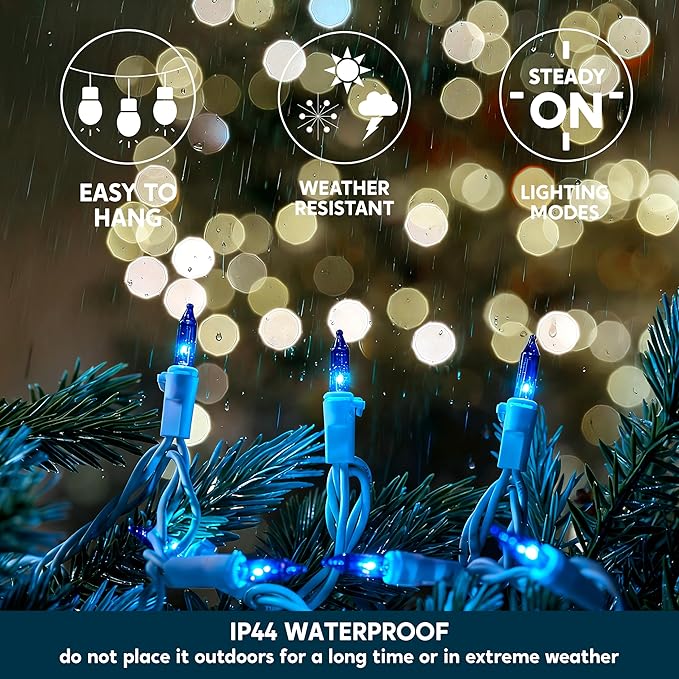 Joiedomi Christmas Lights Outdoor, 21.4ft String Xmas Decorations - Image 5