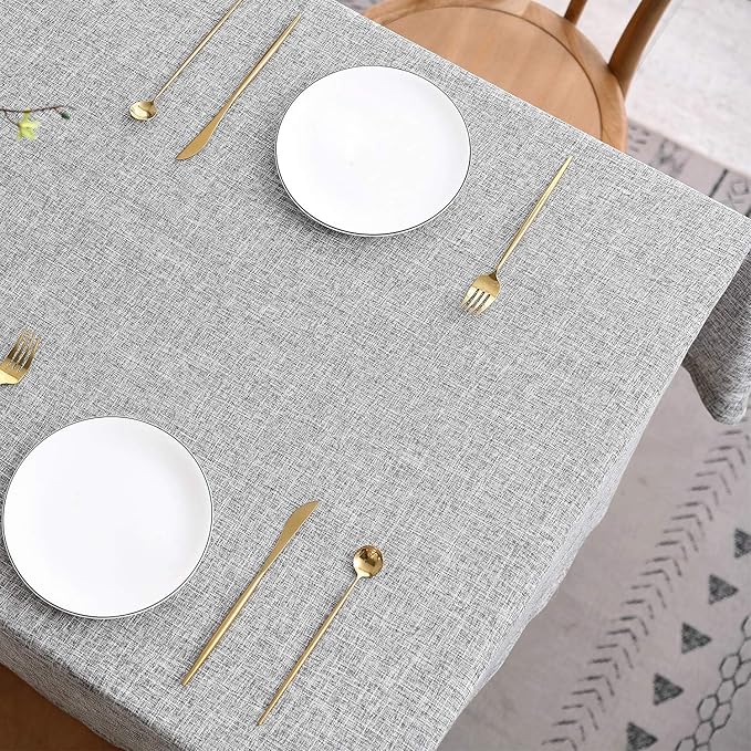 maxmill Flaxy Faux Linen Tablecloth - Image 4