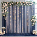 10×10ft Navy Blue Tulle Backdrop Curtain by WishCare