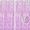 BRAVESHINE Clear Purple Party Decorations Iridescent Foil Curtain by BRAVESHINE