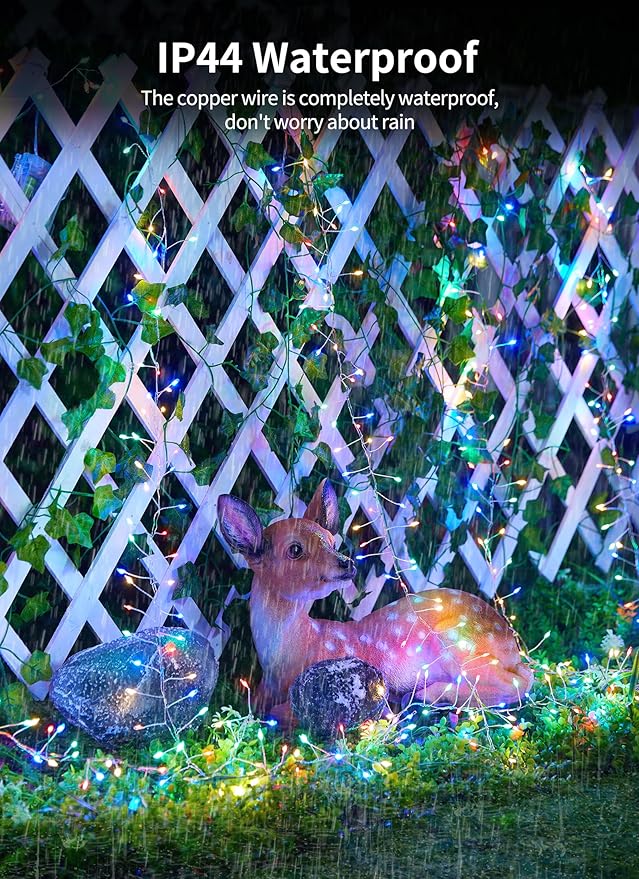 Outdoor Fairy Lights Battery Operated, Twinkle String Lights - Image 2