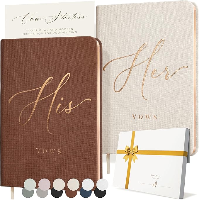 ARTESORI Vow Books His and Hers by Artesori