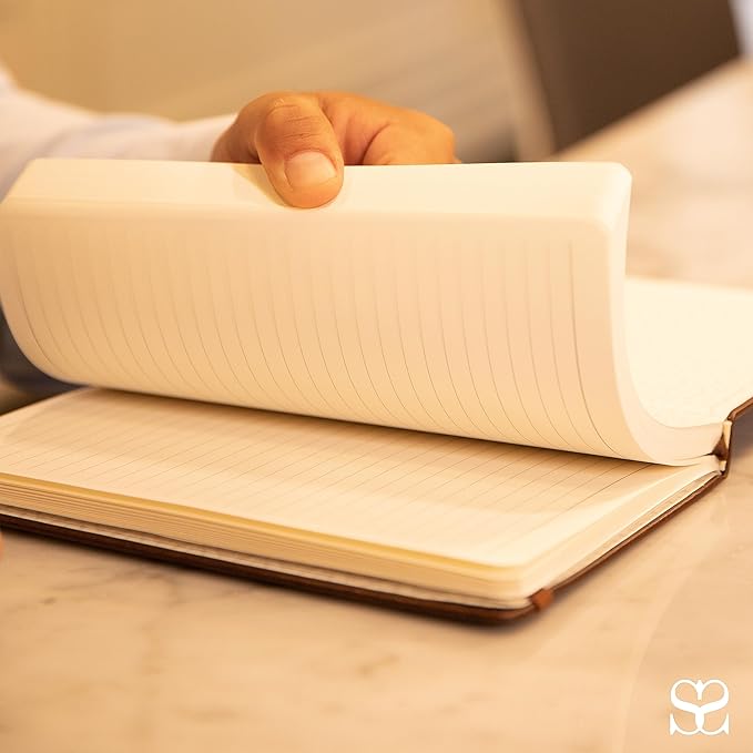 SETTINI Journal Notebook for Writing, Vegan Leather Hardcover Notebook - Image 2