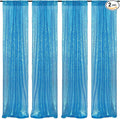 Poise3EHome Turquoise Sequin Backdrop Curtains, 4 Panels Sequin Backdrop by Poise3EHome