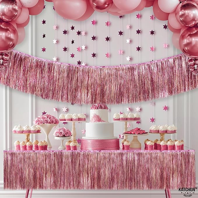 KatchOn, XtraLarge Pink Fringe Banner - Image 6