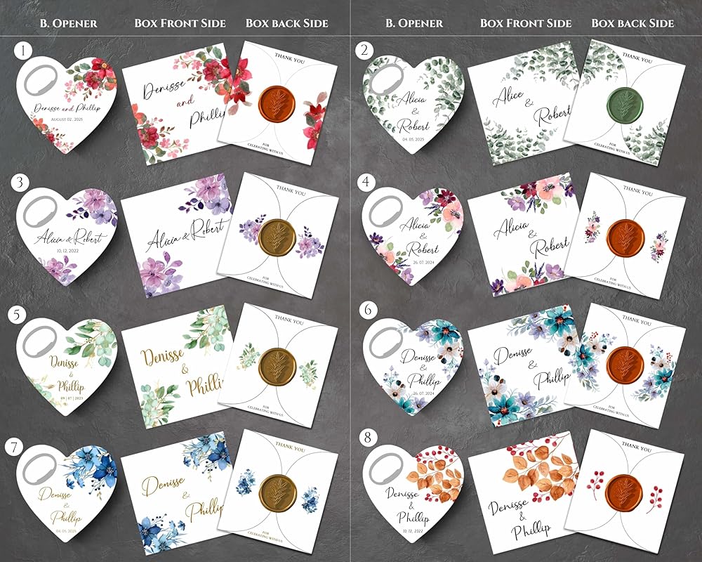 Wedding Bottle Opener Favors for Guests in Bulk, Hearts Shape Bottle Opener - Image 3