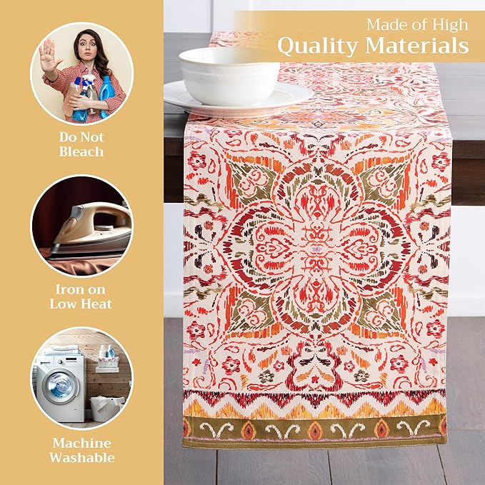 Maison d' Hermine Table Runner 100% Cotton Double Layer Table Runners 72 inches - Image 3
