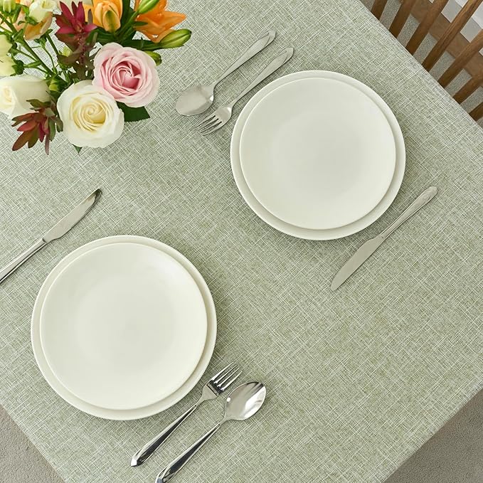 maxmill Flaxy Faux Linen Tablecloth - Image 9