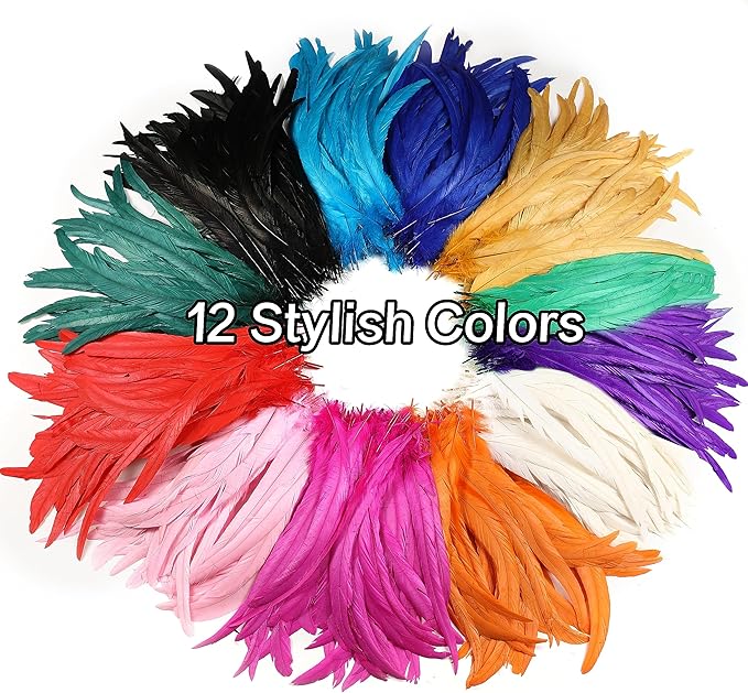 Holmgren Blue Rooster Feathers Bulk - Image 5