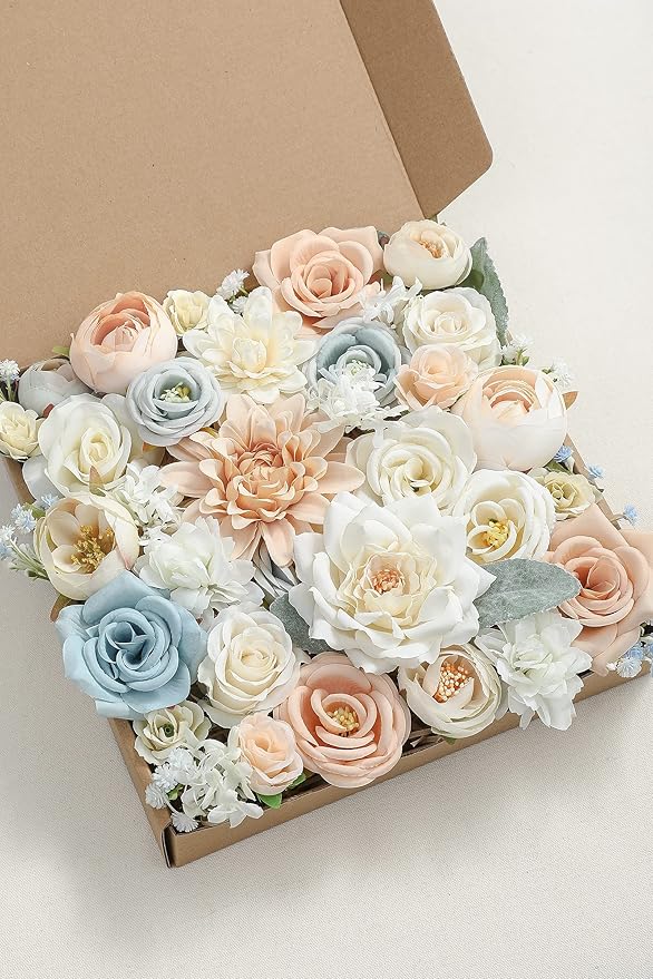Serra Flora Artificial Flowers Box Set DIY Bouquets Centerpieces Faux Flowers - Image 3