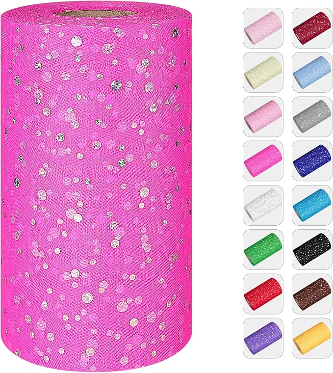 Glitter Tulle Rolls by ICOSHOW