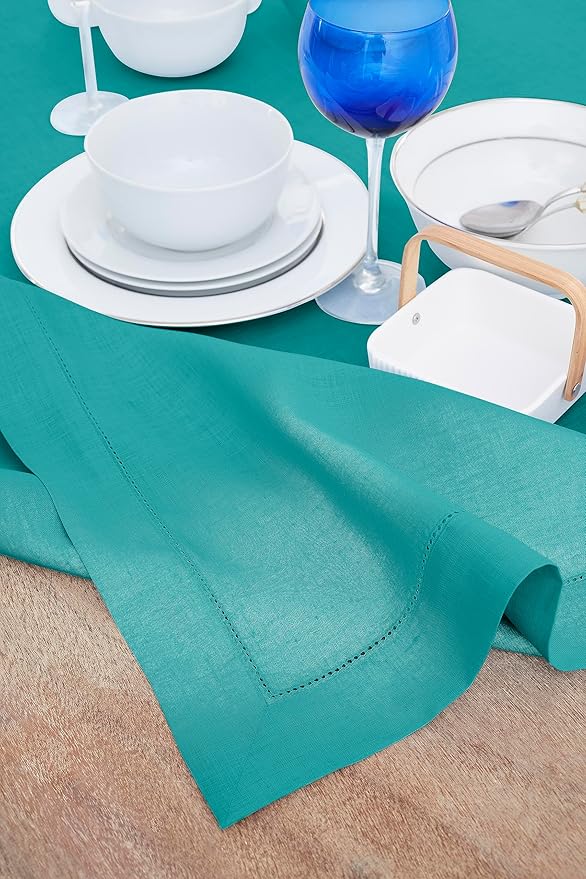 Solino Home Linen Tablecloth 60 x 90 Inch - Image 3