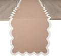 Folkulture Table Runners | Fall Table Runner 72 inches Long | Scallop Table by FOLKULTURE